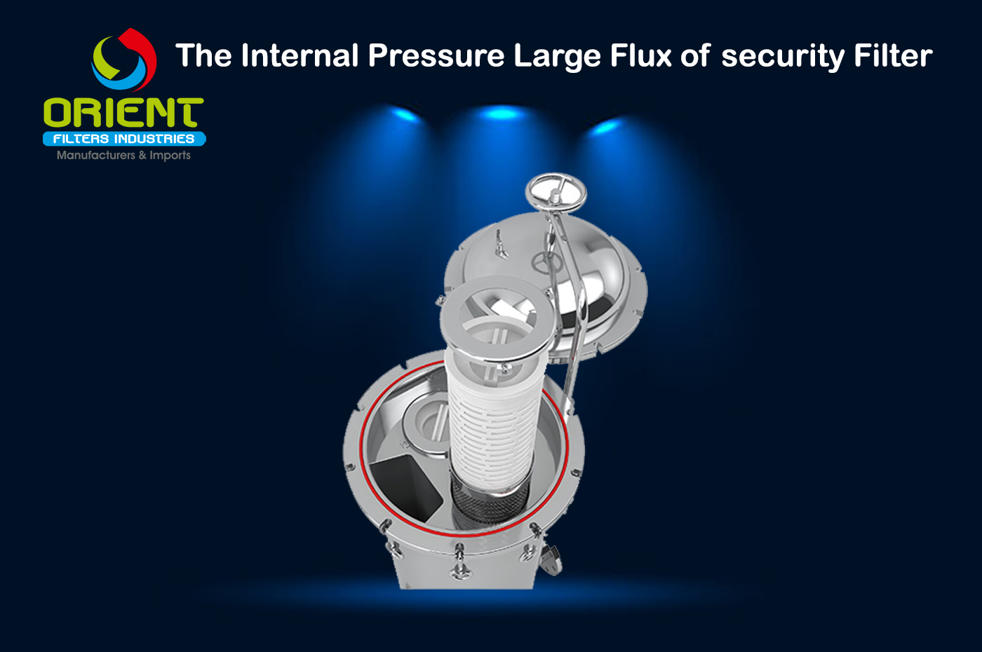 Internal Pressure Large Flux of Security Filter